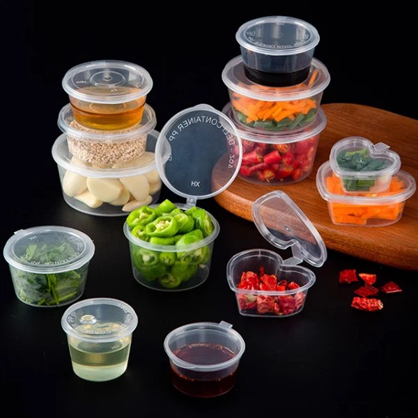 Hot And Sour Sauce Cups Clear Plastic Hot Sellers