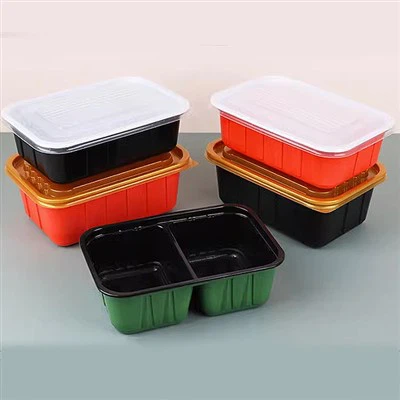 Κουτί μεσημεριανού γεύματος με ορθογώνιο σχήμα ρυζιού μιας χρήσης