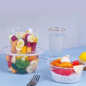 Μπολ σούπας με χοντρή πλαστική διάφανη ταινία